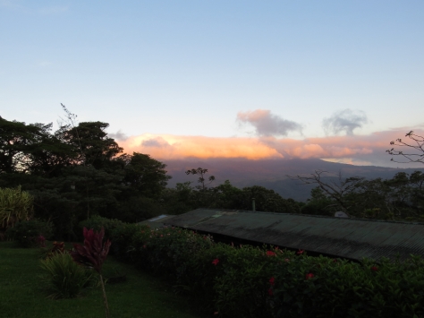 Sunrise over Heliconias Lodge - Costa Rica 3-22-2015